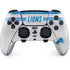 NFL Detroit Lions White Striped PS5 DualSense Edge Pro Controller Skin