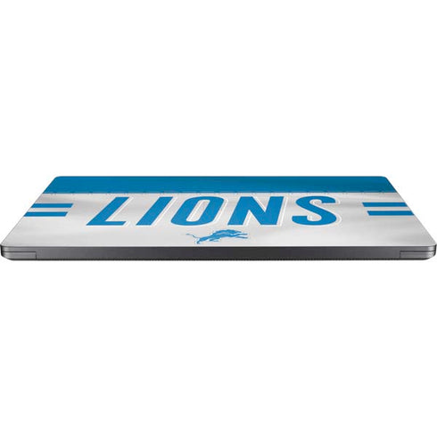NFL Detroit Lions White Striped Surface Laptop 7 13.8in Skin