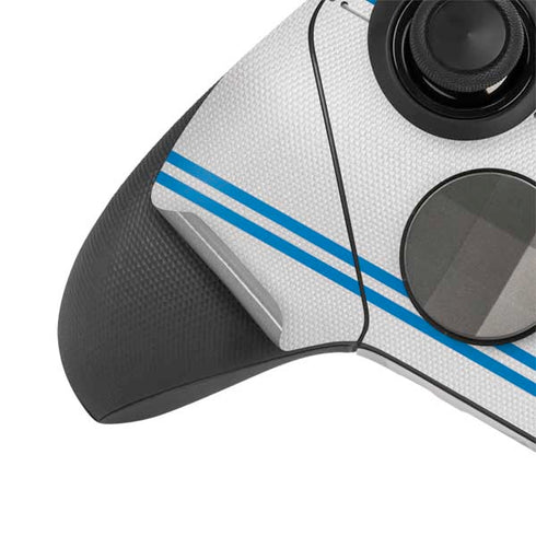 NFL Detroit Lions White Striped Xbox Elite Wireless Controller Series 2 Skin