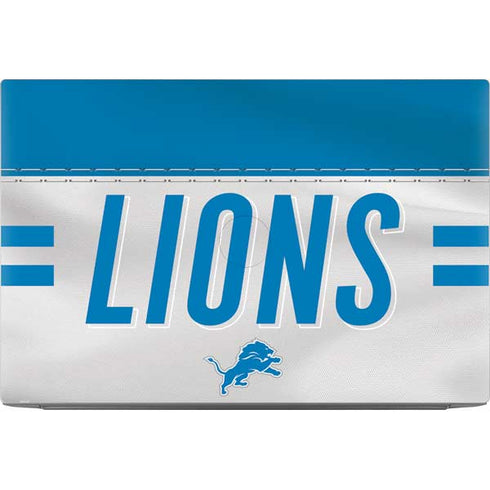 NFL Detroit Lions White Striped Dell XPS Skin