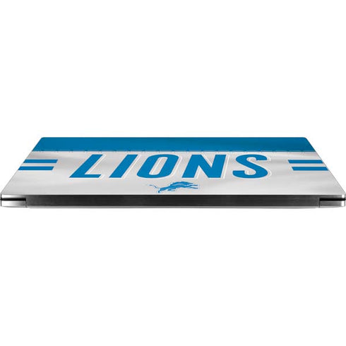 NFL Detroit Lions White Striped Dell XPS Skin