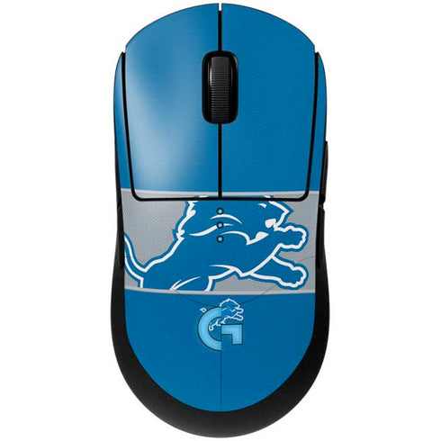 NFL Detroit Lions Zone Block G Pro Wireless Gaming Mouse Skin