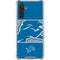 NFL Detroit Lions Zone Block Galaxy A17 Clear Case