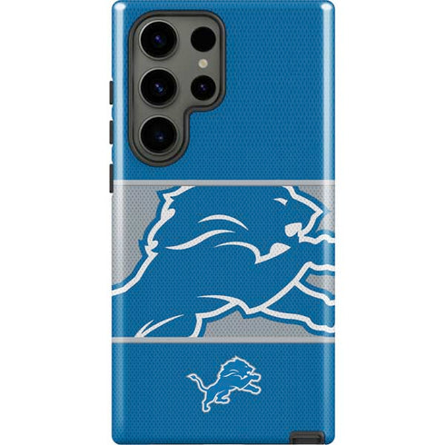 NFL Detroit Lions Zone Block Galaxy S23 Ultra Pro Case