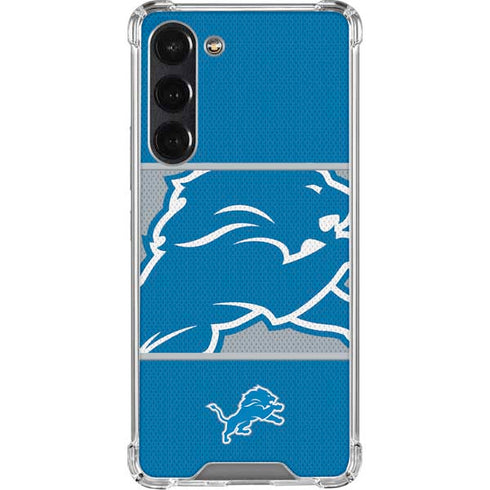 NFL Detroit Lions Zone Block Galaxy S24 FE Clear Case