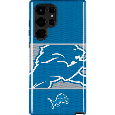 NFL Detroit Lions Zone Block Galaxy Cases