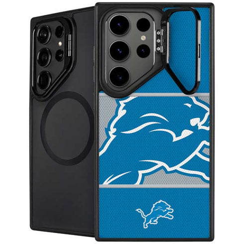 NFL Detroit Lions Zone Block Galaxy S24 Ultra Kickstand Case