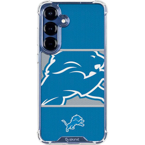 NFL Detroit Lions Zone Block Galaxy S25 Clear Case