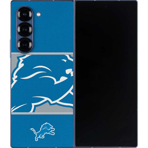 NFL Detroit Lions Zone Block Galaxy Z Fold6 Skin