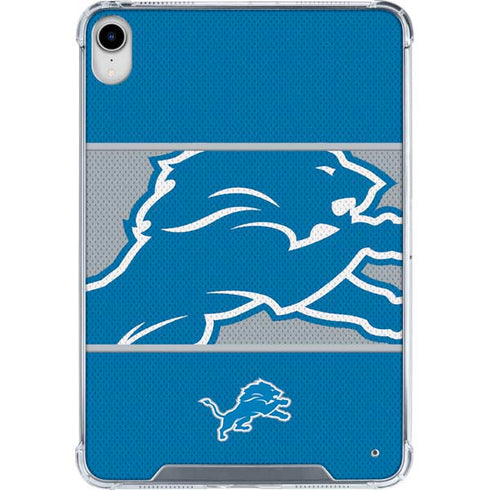 NFL Detroit Lions Zone Block iPad 11th Gen (2025) Clear Case