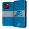 NFL Detroit Lions Zone Block iPhone 14 Plus Folio Case