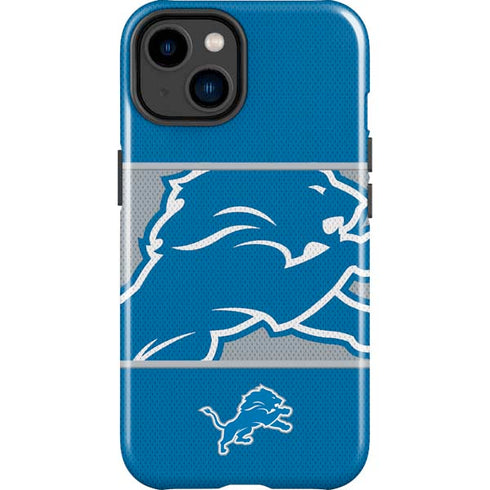 NFL Detroit Lions Zone Block iPhone 15 Impact Case
