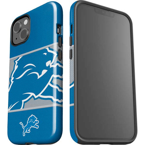 NFL Detroit Lions Zone Block iPhone 15 Impact Case