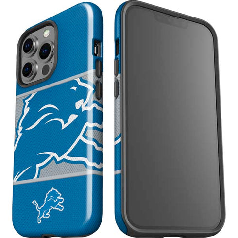 NFL Detroit Lions Zone Block iPhone 15 Pro Impact Case