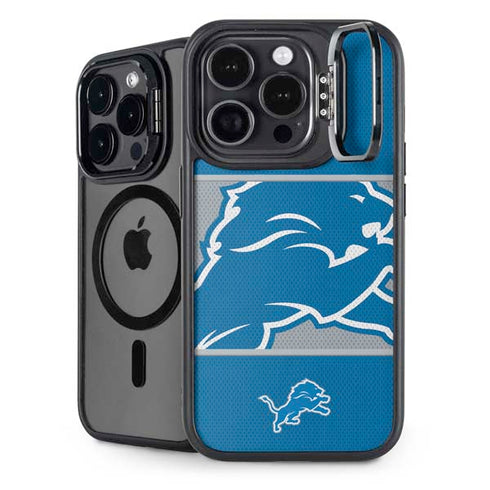 NFL Detroit Lions Zone Block iPhone 15 Pro Kickstand Case