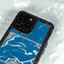 NFL Detroit Lions Zone Block iPhone 15 Pro Waterproof Case