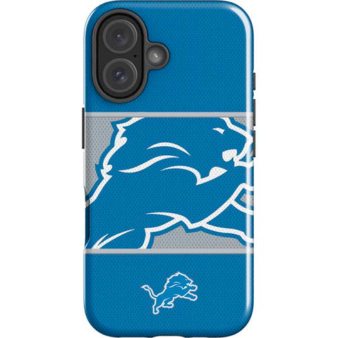 NFL Detroit Lions Zone Block iPhone 16 Impact Case