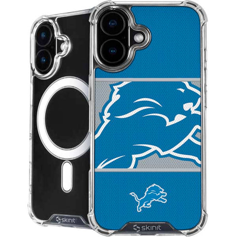 NFL Detroit Lions Zone Block iPhone 16 Plus MagSafe Case