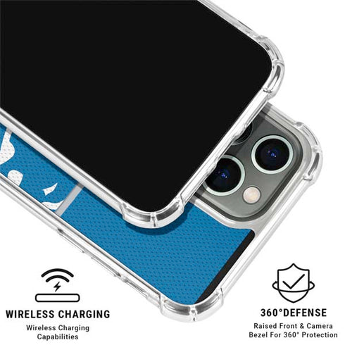 NFL Detroit Lions Zone Block iPhone 16 Pro Max Clear Case