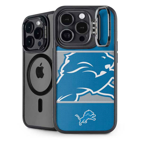 NFL Detroit Lions Zone Block iPhone 16 Pro Max Kickstand Case