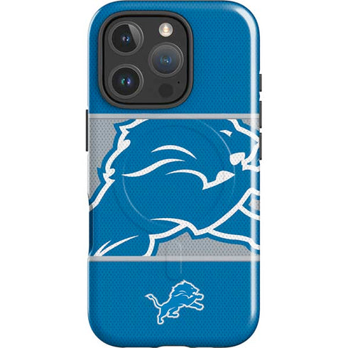 NFL Detroit Lions Zone Block iPhone 16 Pro Max Magsafe Impact Case