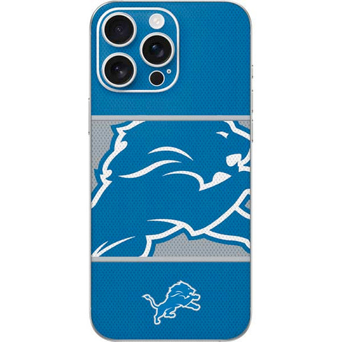 NFL Detroit Lions Zone Block iPhone 16 Pro Max Skin