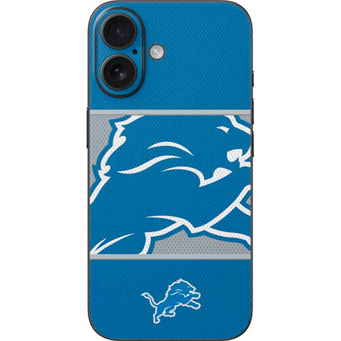NFL Detroit Lions Zone Block iPhone 16 Skin