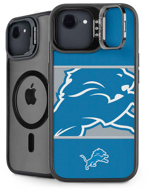 NFL Detroit Lions Zone Block iPhone 16e Kickstand Case