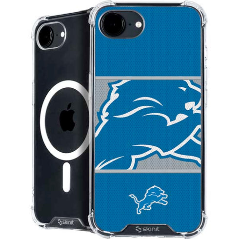 NFL Detroit Lions Zone Block iPhone 16e MagSafe Case