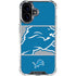 NFL Detroit Lions Zone Block iPhone 17 Clear Case