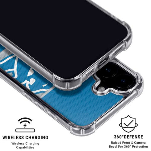 NFL Detroit Lions Zone Block iPhone 17 Clear Case