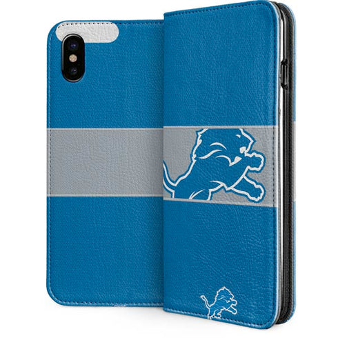 NFL Detroit Lions Zone Block iPhone 8 Folio Case