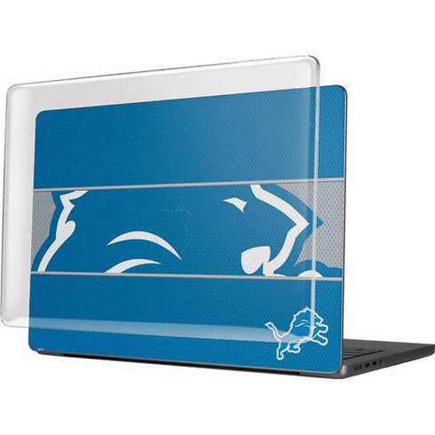 NFL Detroit Lions Zone Block MacBook Pro 14in (2021-24) Case plus Skin