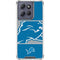 NFL Detroit Lions Zone Block Moto G 5G (2025) Clear Case