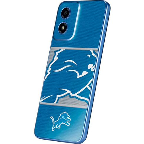NFL Detroit Lions Zone Block Moto G Play 4G (2024) Skin