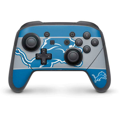 NFL Detroit Lions Zone Block Nintendo Skins