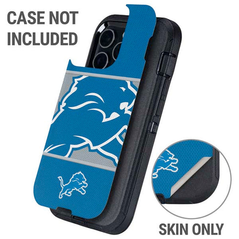 NFL Detroit Lions Zone Block Otterbox Defender iPhone Skin