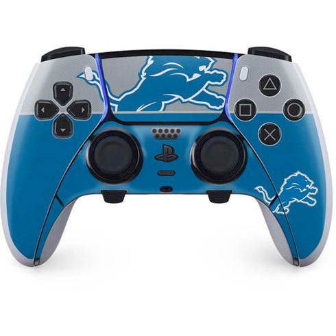 NFL Detroit Lions Zone Block PS5 DualSense Edge Pro Controller Skin