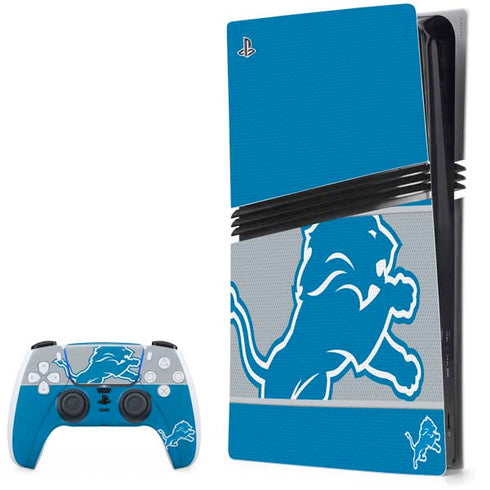 NFL Detroit Lions Zone Block PS5 Pro Bundle Skin