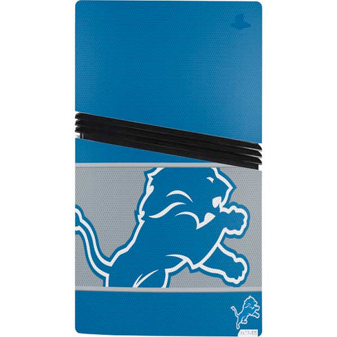 NFL Detroit Lions Zone Block PS5 Pro Console Skin