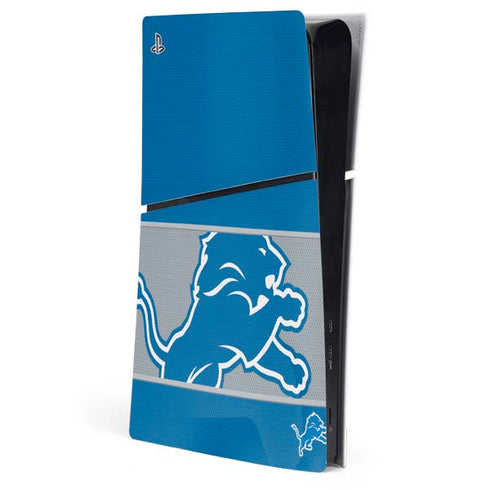 NFL Detroit Lions Zone Block PS5 Slim Digital Edition Console Skin