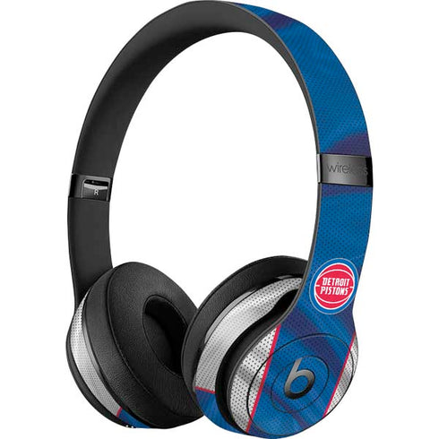 NBA Detroit Pistons Away Jersey Beats Solo 3 Wireless Skin