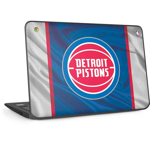 NBA Detroit Pistons Away Jersey HP Chromebook Skin