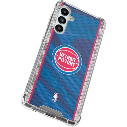 NBA Detroit Pistons Away Jersey Galaxy A16 5G Clear Case