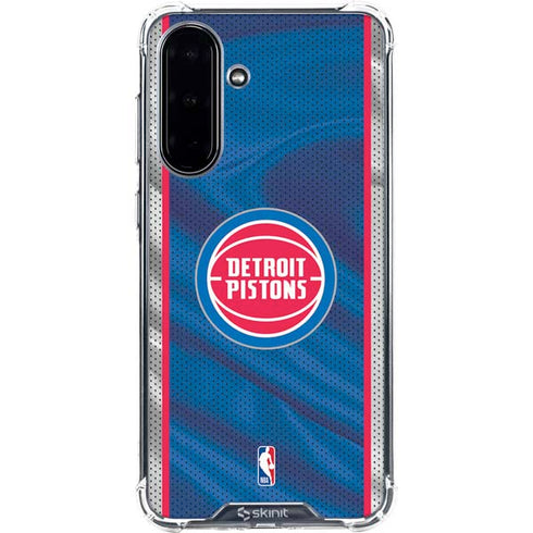 NBA Detroit Pistons Away Jersey Galaxy A36 5G Clear Case