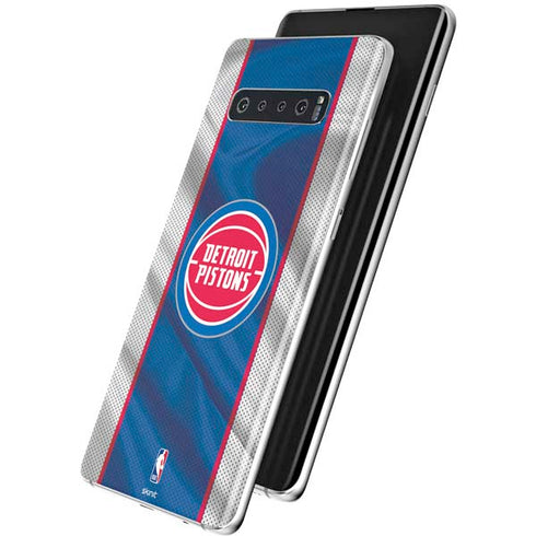 NBA Detroit Pistons Away Jersey Galaxy S10 Skin