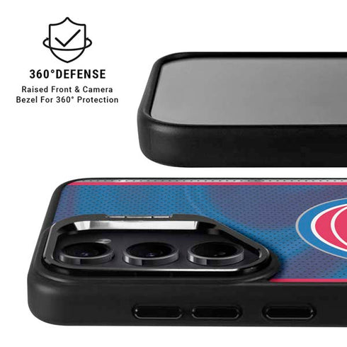 NBA Detroit Pistons Away Jersey Galaxy S25 Plus Kickstand Case