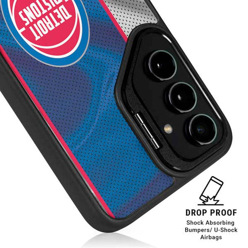 NBA Detroit Pistons Away Jersey Galaxy S25 Plus Kickstand Case
