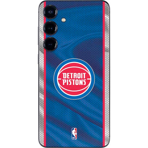 NBA Detroit Pistons Away Jersey Galaxy S25 Skin
