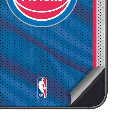 NBA Detroit Pistons Away Jersey Galaxy S25 Skin